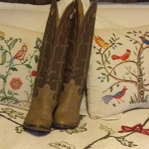 Hondo Leather Cowboy Boots